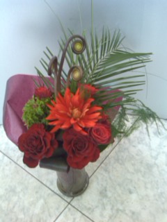 高崎の花屋では、こんな花束も